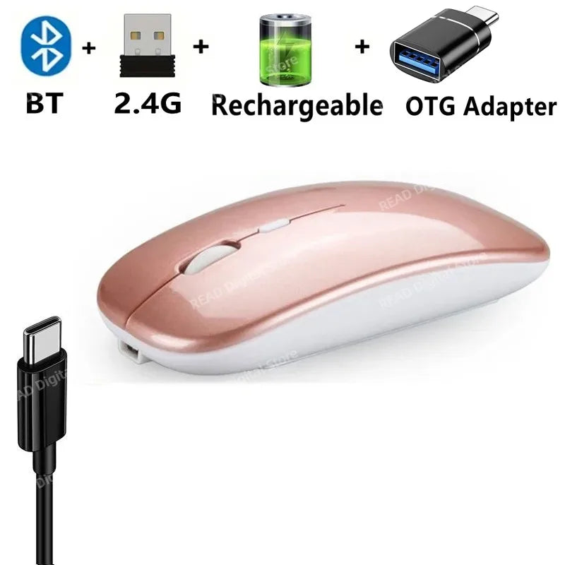 Mouse Wireless Mouse Bluetooth-Compatible Gaming
