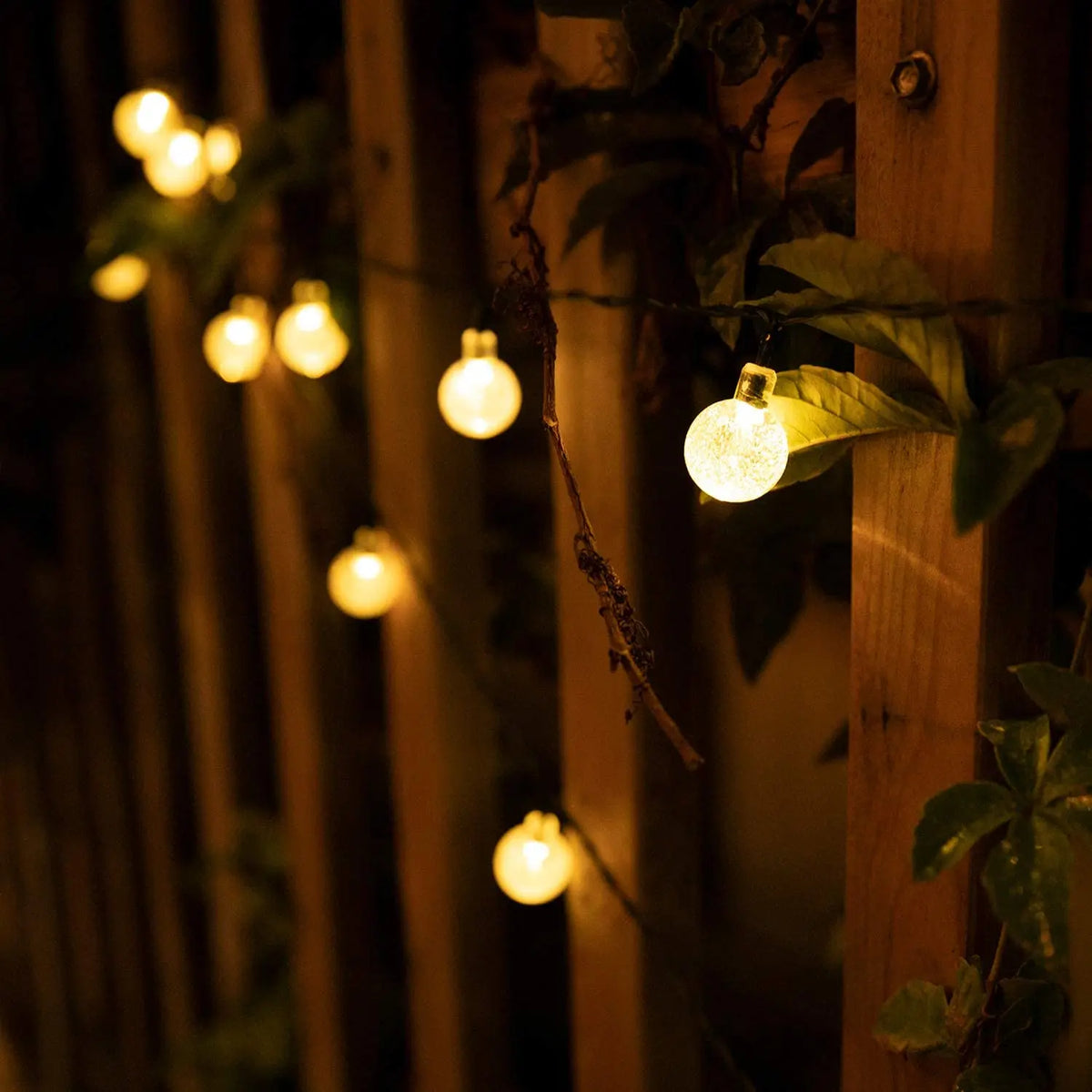 Luces de cadena solares para exteriores Led