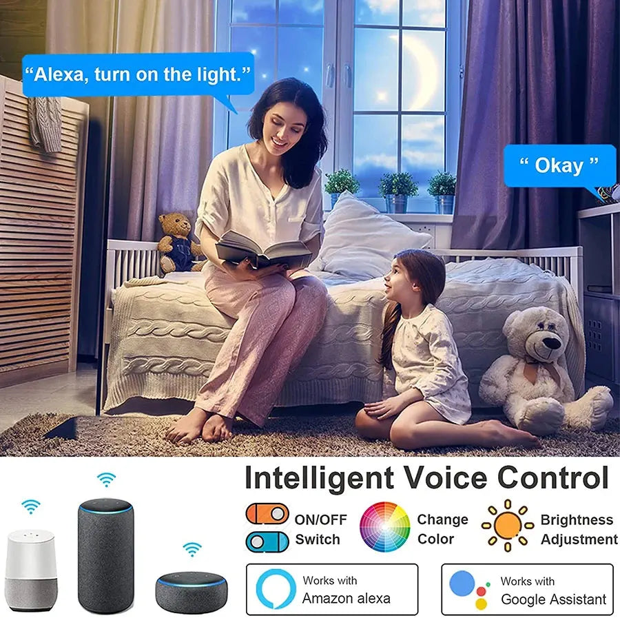 Tuya Smart WiFi Ceiling Light 24W 220V RGB Circular