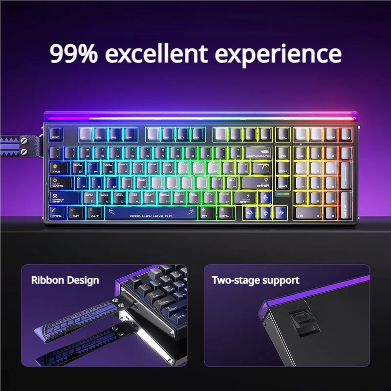 AULA HERO 99 HE Hot-Swappable Magnetic Switch Teclado 98%