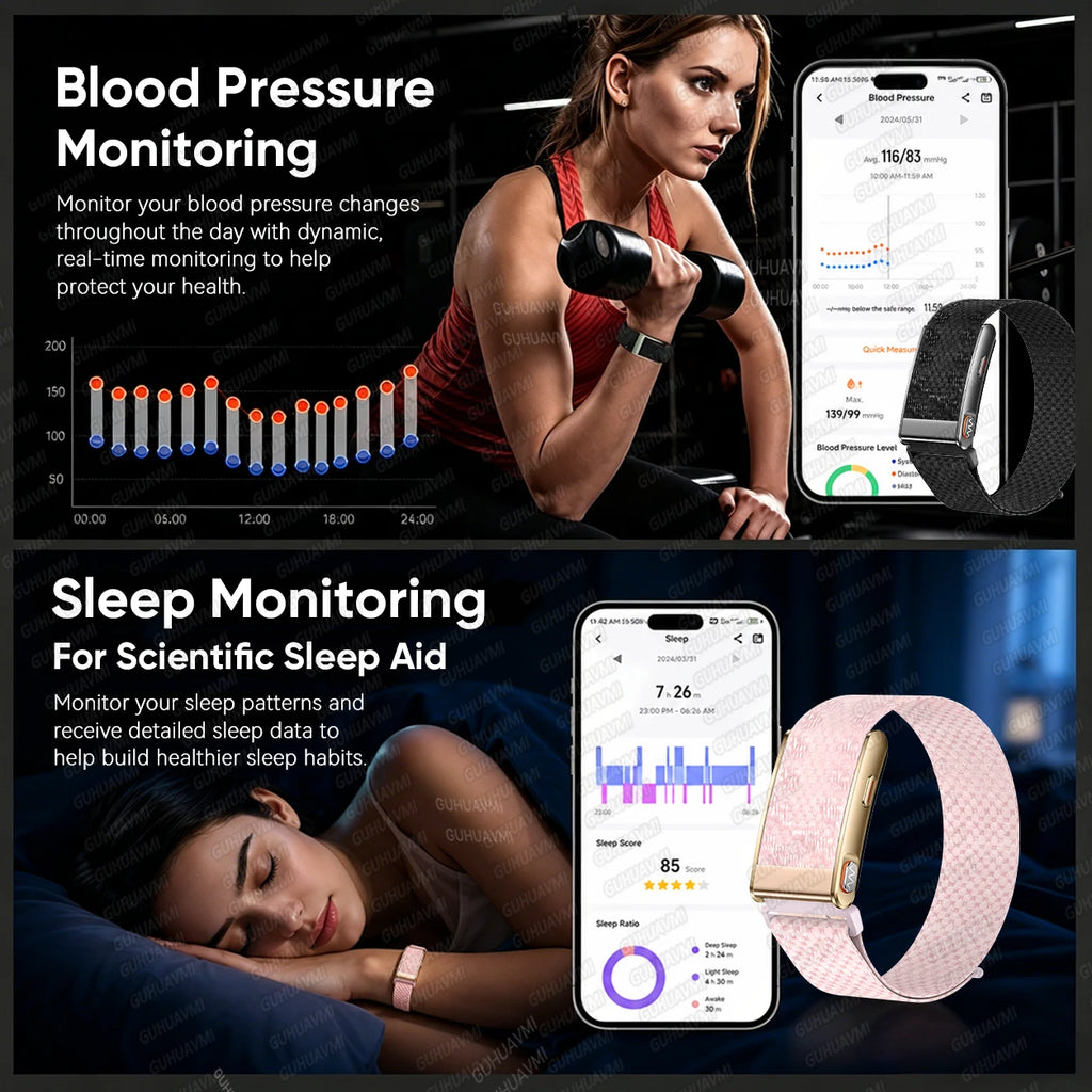 Smart Band Fitness Tracker ECG+PPG Sports