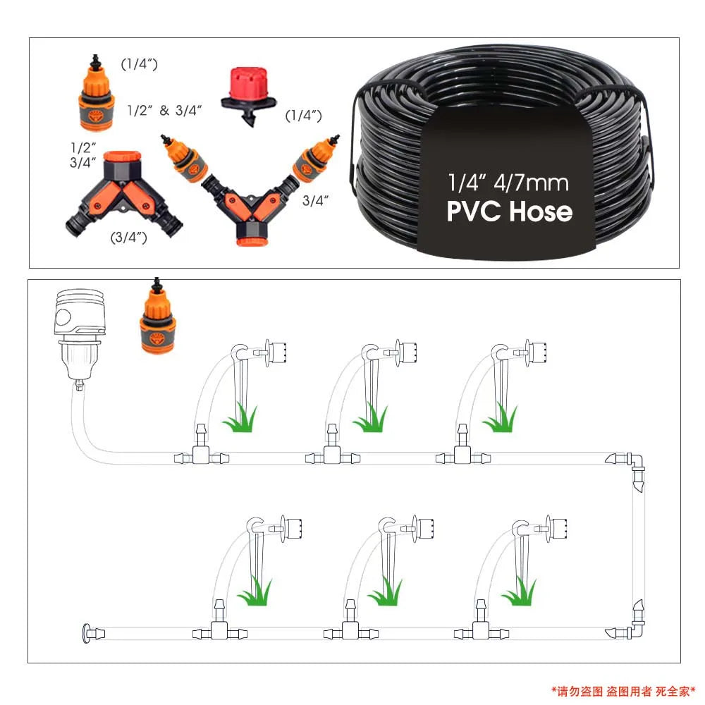Sistema de Riego de Jardin LCD Set