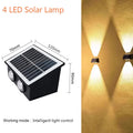 Lámpara LED cálida solar para exterior