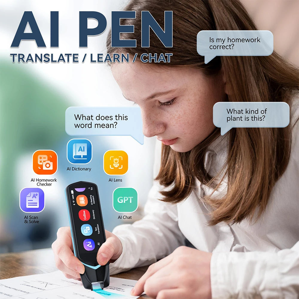 Pluma de lectura AI para dislexia