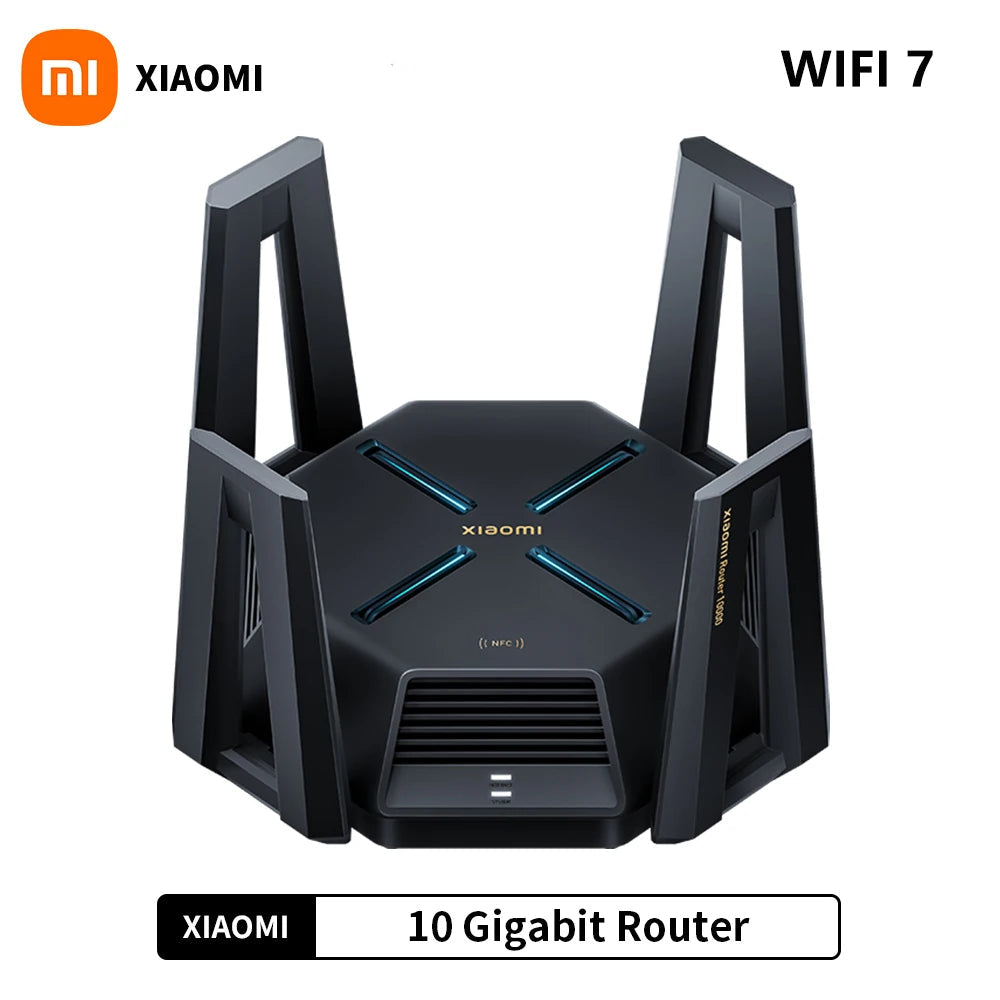 Xiaomi Router 10 Gigabit WiFi 7 Tri‑Banda Doble Puerto