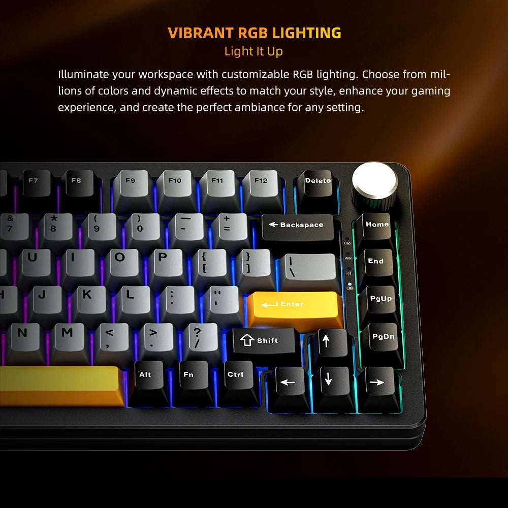 Machenike K600-B82W Teclado mecanico