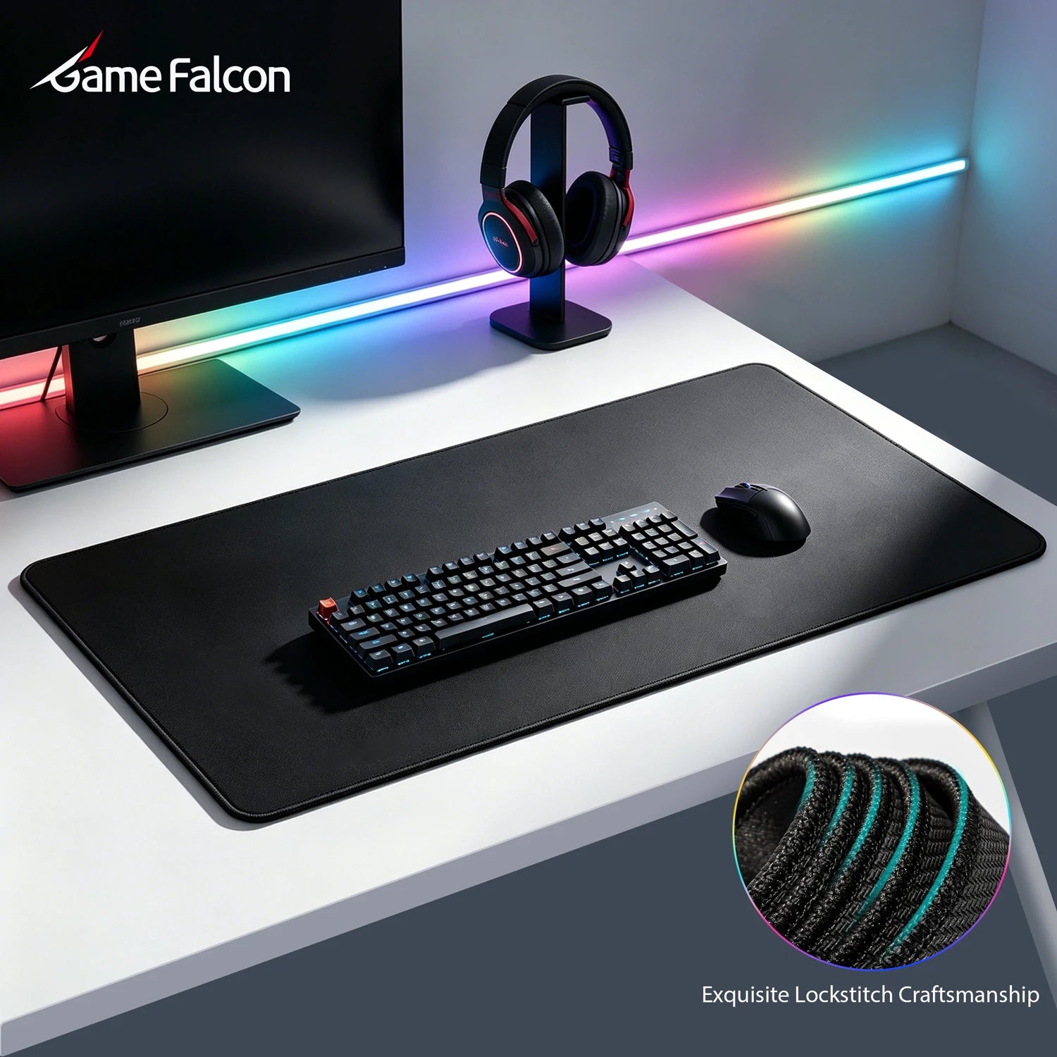 XXL Desk Pad Keyboard Large Mouse Pad Office