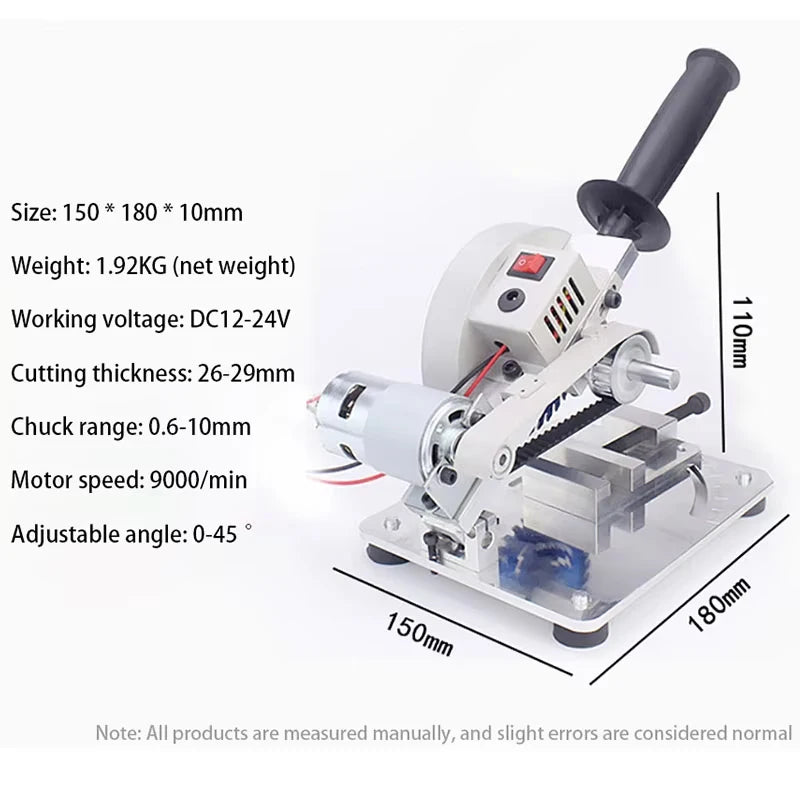 Sierra Mini Ingletadora 45° Multifunción