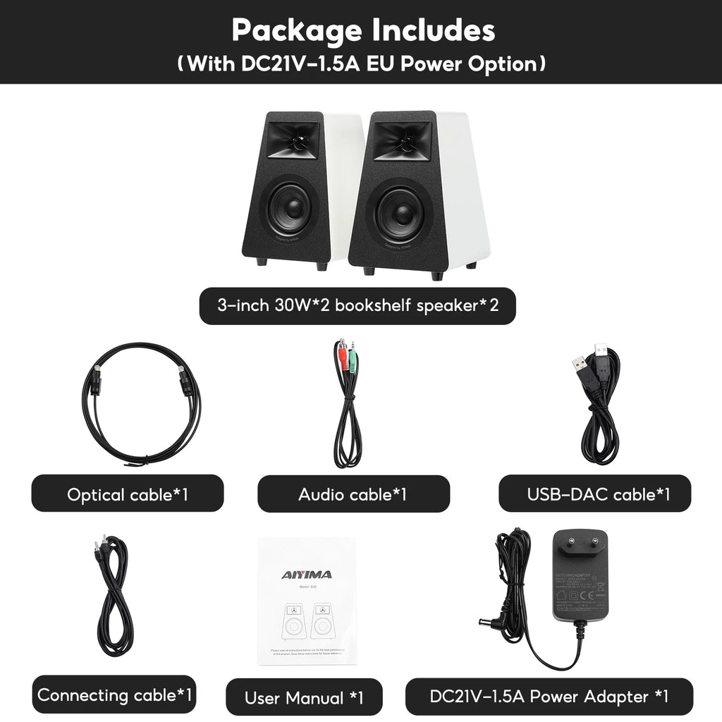 Home Theater AIYIMA S30 Active Bookshelf