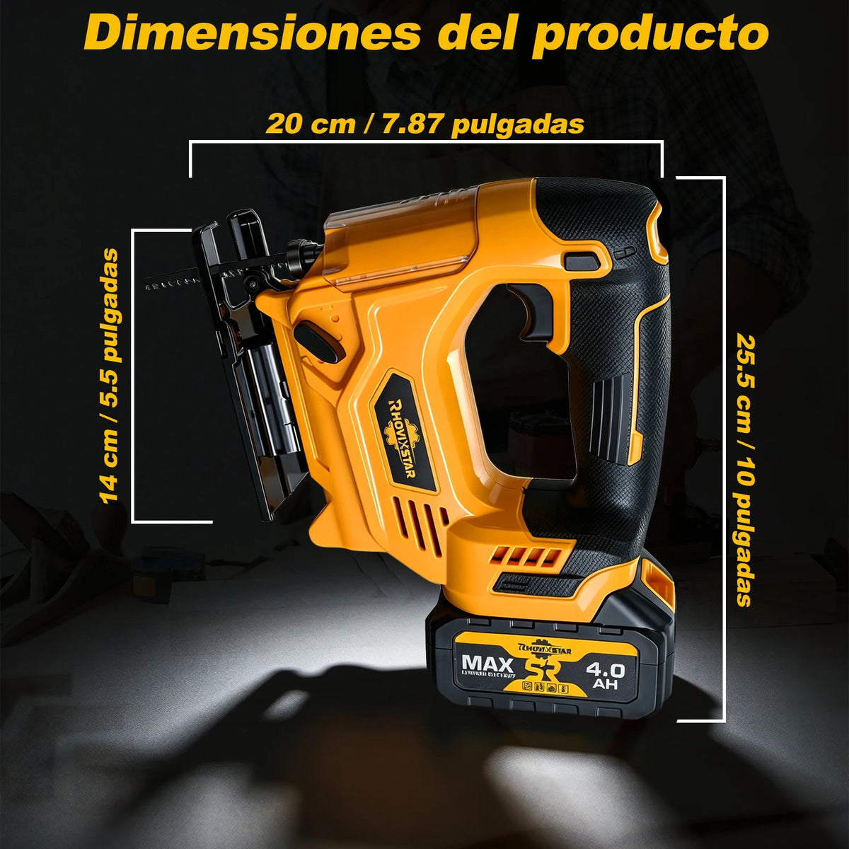 Sierra de Calar Inalámbrica 800W