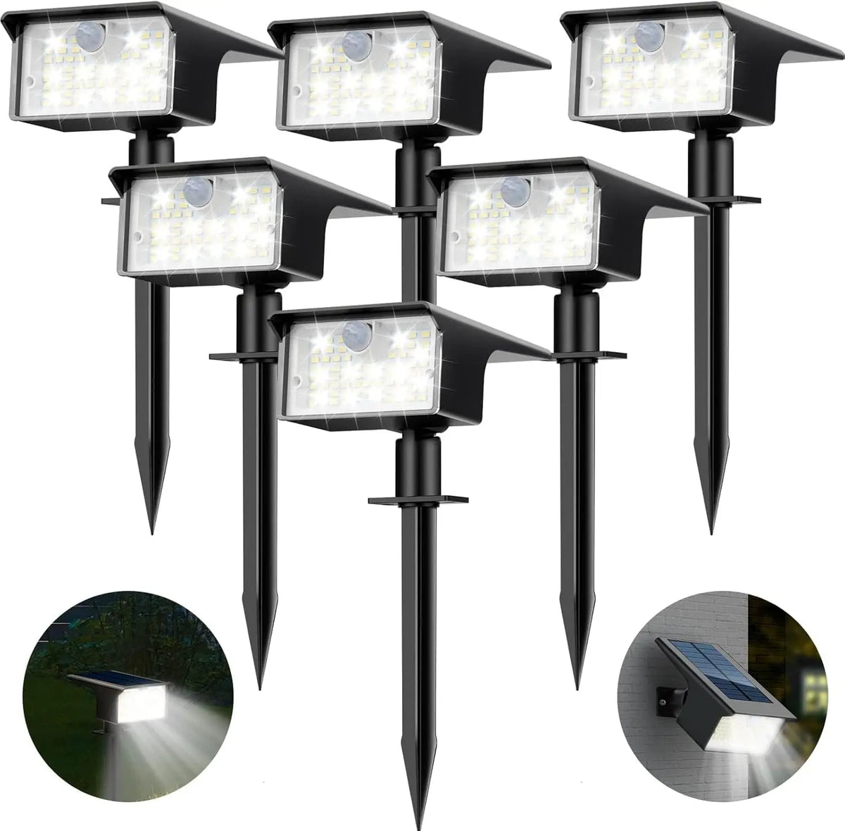 Luz de pasto LED solar impermeables