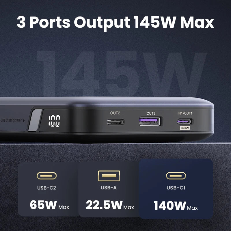 UGREEN 140W 100W Power Bank Portable