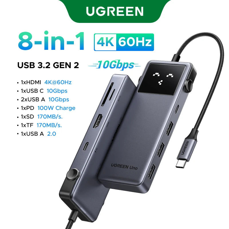 Docking Stations UGREEN Uno USB C HUB
