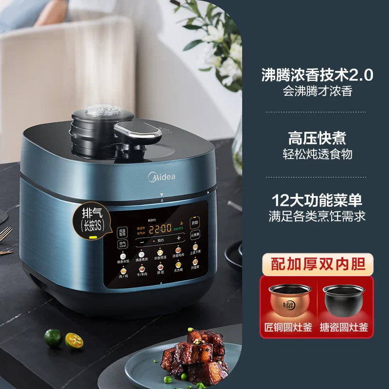 Midea Olla a Presión Eléctrica 4,8L