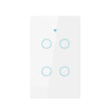 Tuya WiFi Smart Light Switch US Standard Glass Touch Control