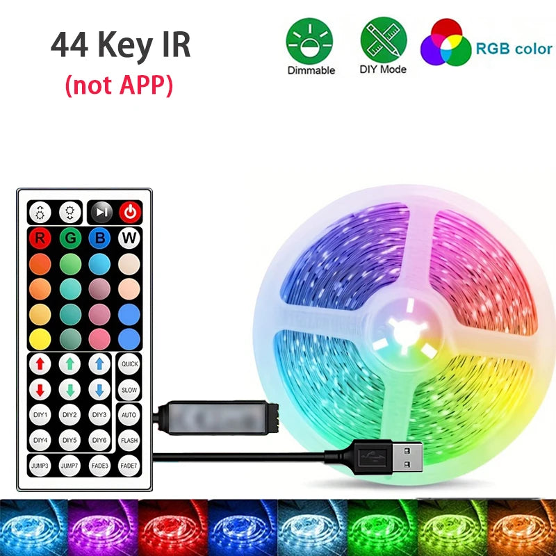 Tira LED RGB para Habitación y Dormitorio