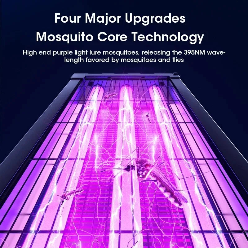 Lámpara solar mata mosquitos de exterior
