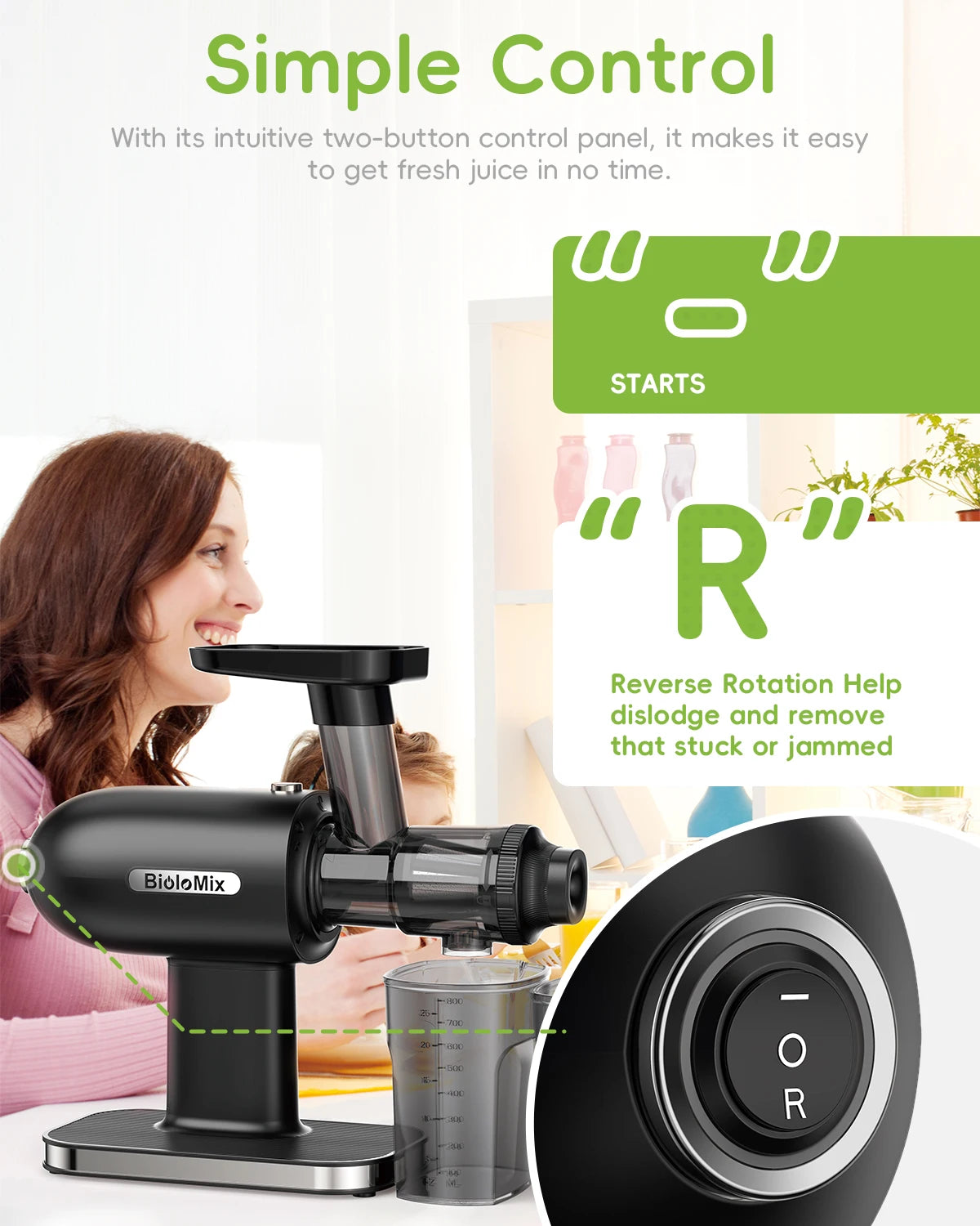 Extractor de jugos BioloMix