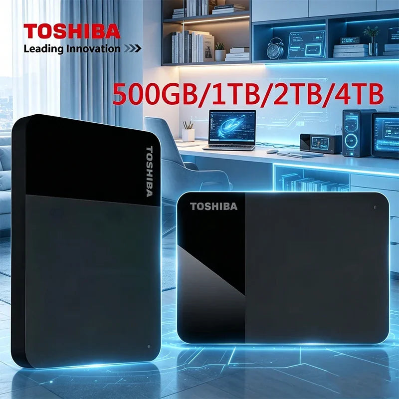 New Canvio Ready B3 USB 3.0 Portable External Hard Drive - For Toshiba 4TB 2TB 1TB 2.5 Inch Hard Disk for Laptop Mac/Android
