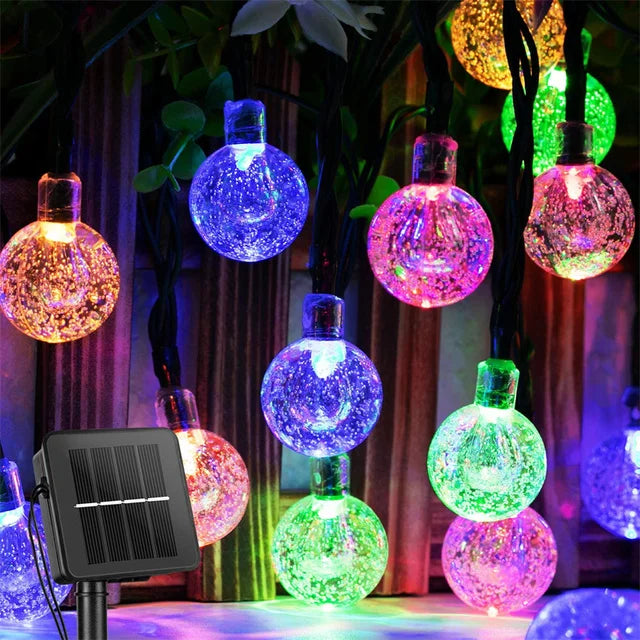 Luces de cadena solares para exteriores Led