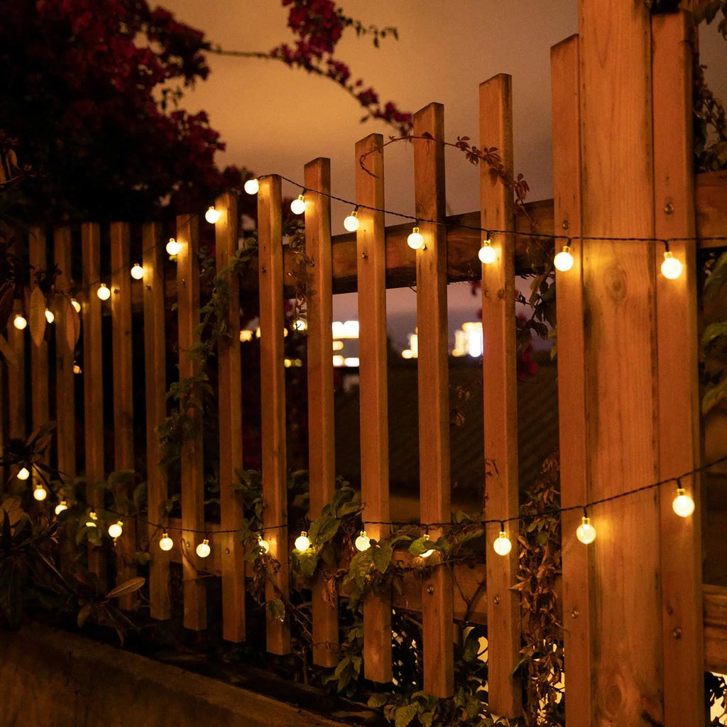 Luces de cadena solares para exteriores Led
