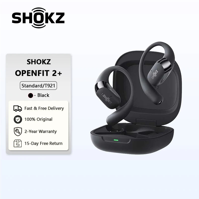 Audífonos SHOKZ OpenFit 2+ Open-Ear Headphones T921 Dolby Audio