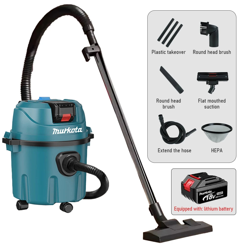 TUNGFULL Aspiradora Industrial 15L Inalámbrica