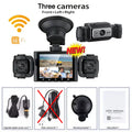 3/4 Channels 360° DashCam WIFI Video Recorder 1080P
