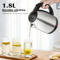 Hervidor Eléctrico de Agua 1,8L de Acero Inoxidable