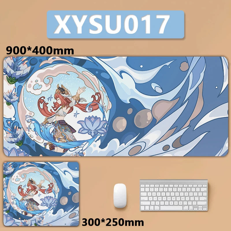 Anime Game Furina Neuvillette Mavuika Mouse Pad