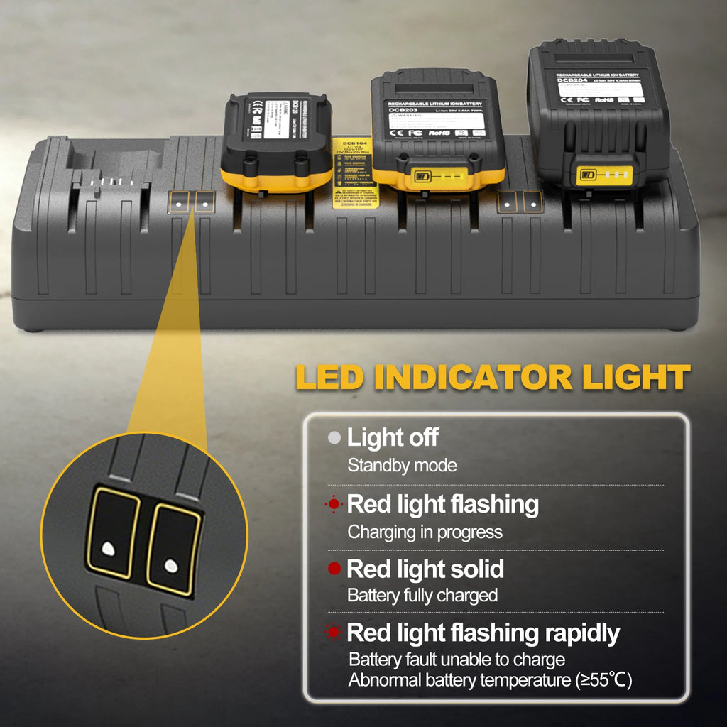 Base de recharge DCB104 pour Dewalt