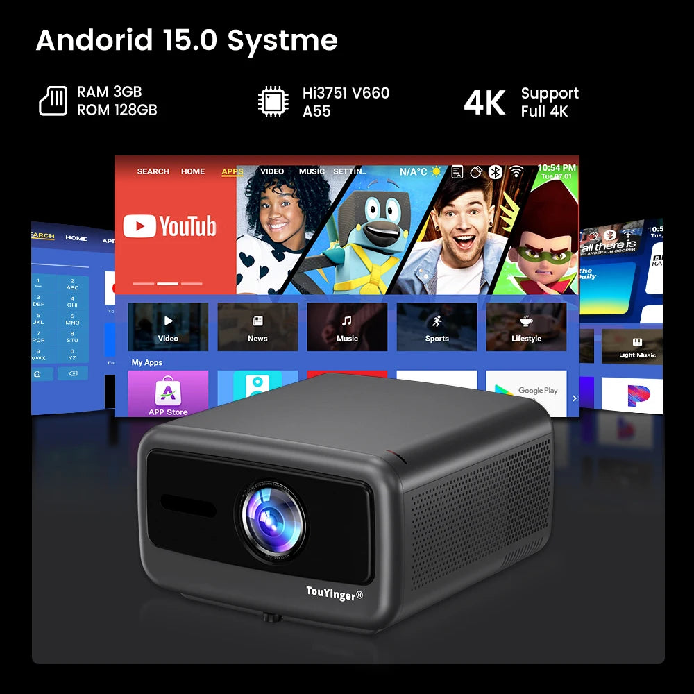 Proyector Touyinger Q13W 3800ANSI Full HD
