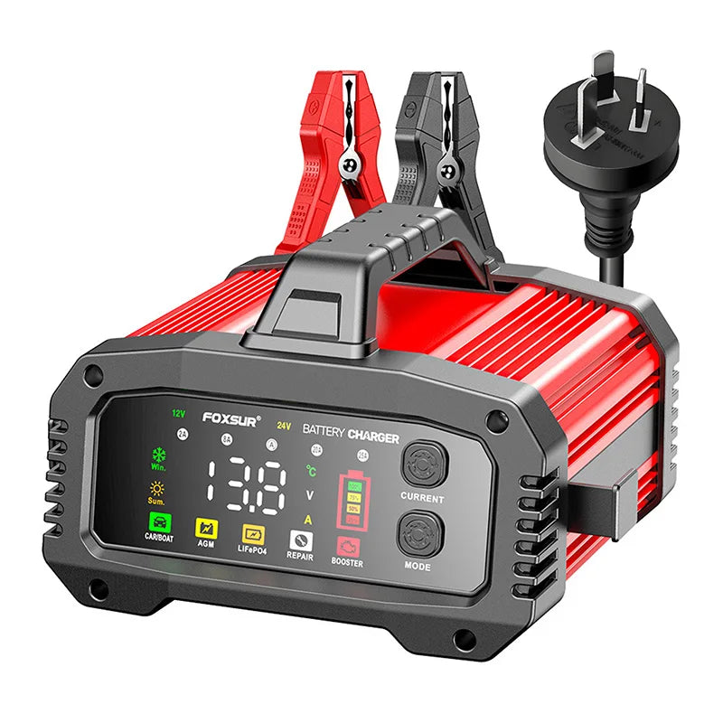 Cargador de Batería de Auto Inteligente Portátil FOXSUR