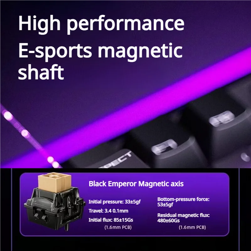 AULA HERO 99 HE Hot-Swappable Magnetic Switch Teclado 98%