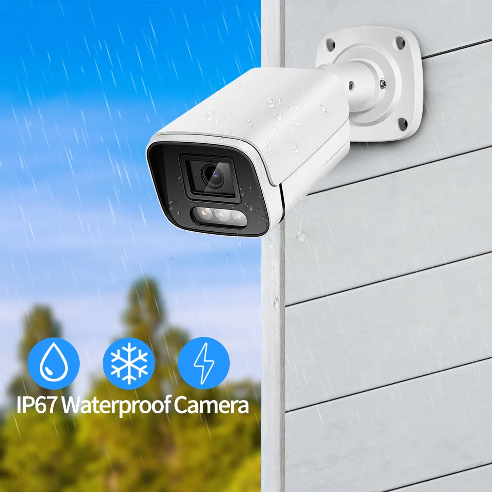 4K 8MP IP Camera Audio Outdoor POE H.265 Onvif