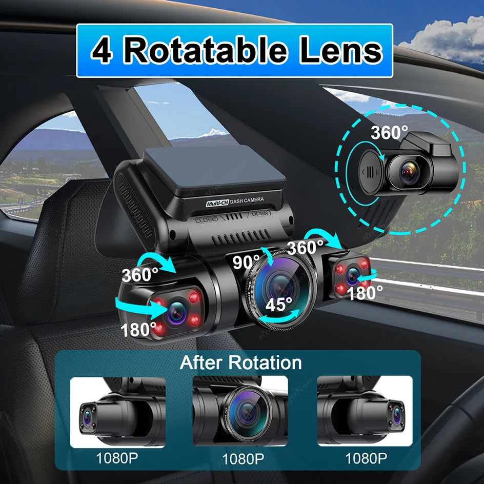 Dash Cam 1080P WiFi GPS Car