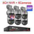 Techage Sistema de Cámaras de Seguridad 4K POE con PTZ