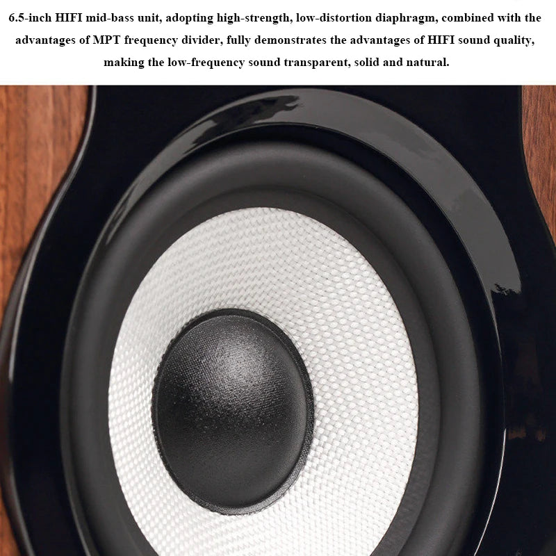 Altavoces pasivos HiFi de estantería de 6,5 pulgadas