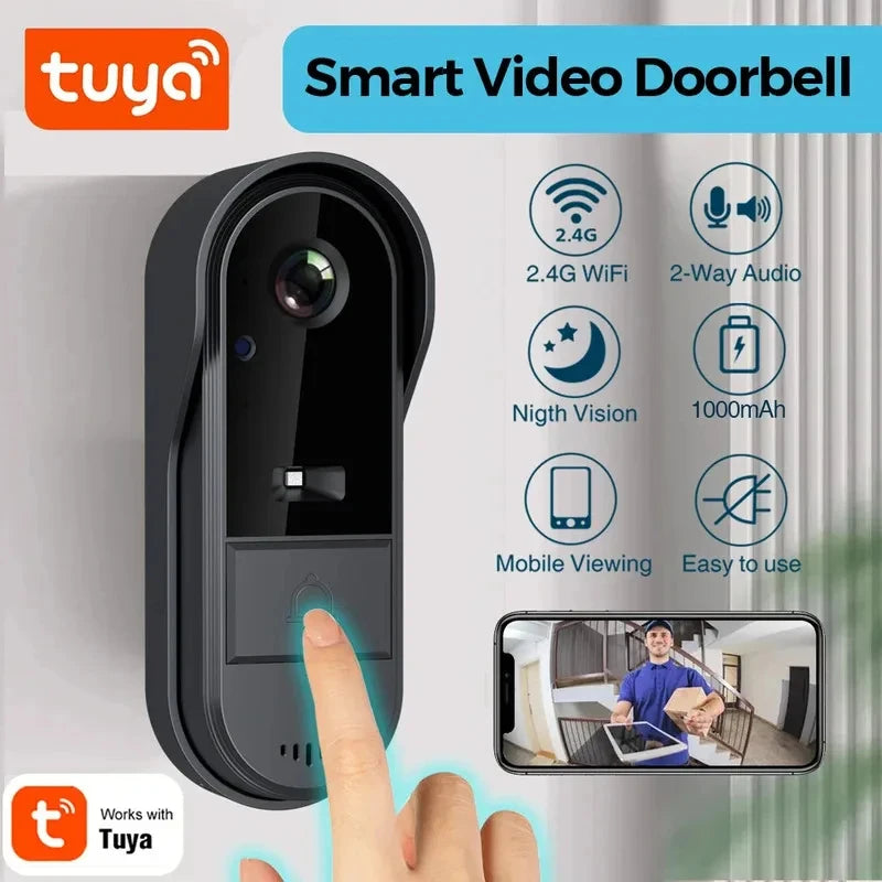 Tuya WiFi doorbell  2-way HD 1080P