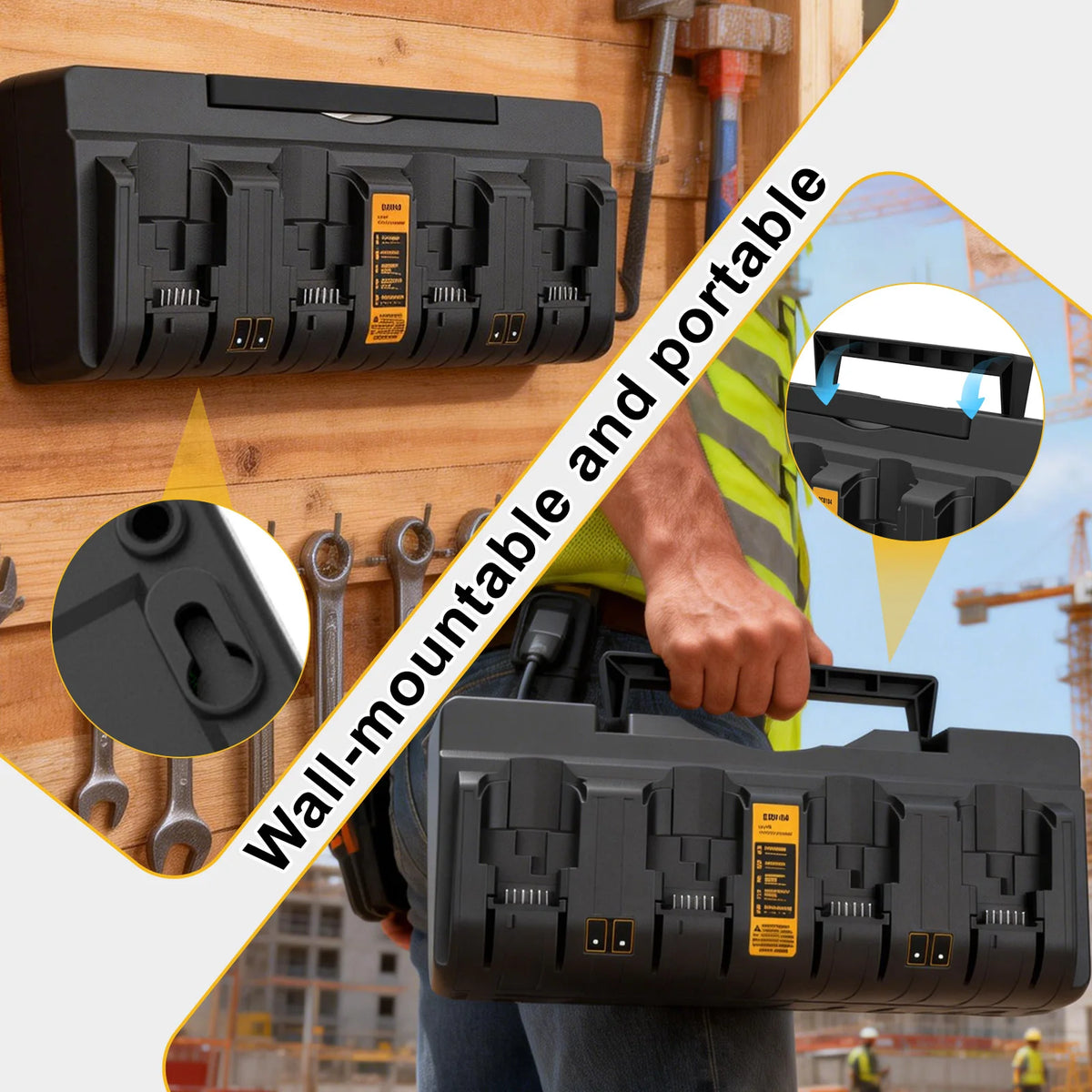 Base de recharge DCB104 pour Dewalt