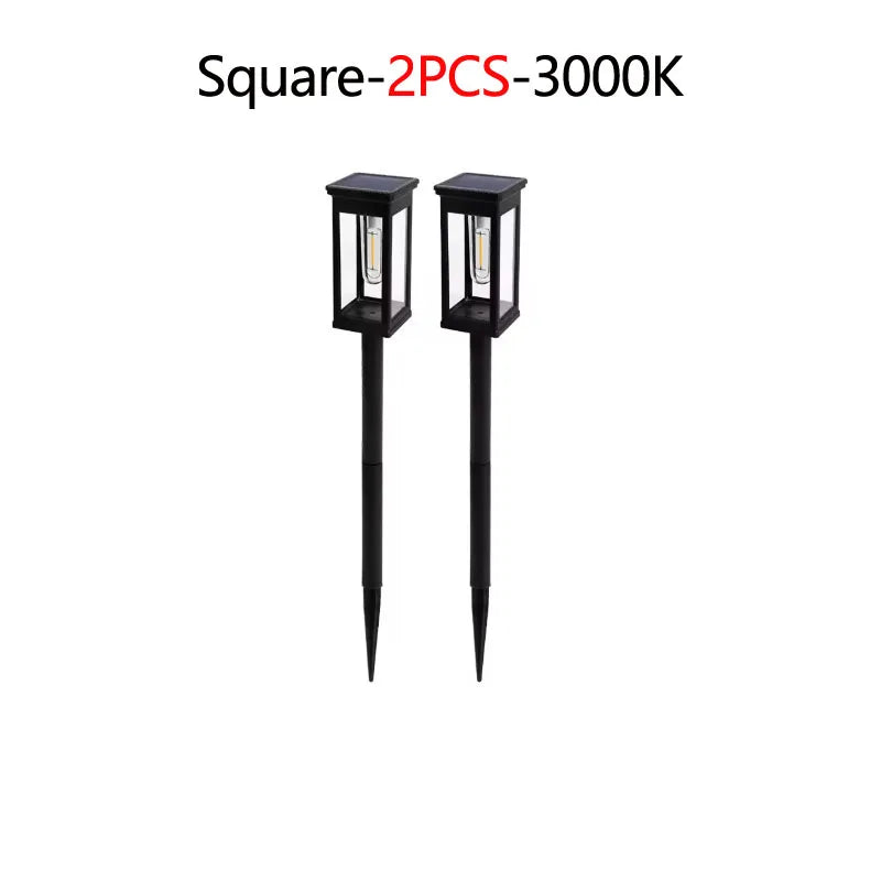 Luz Solar Path Luces cálidas al aire libre
