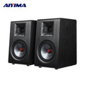 AIYIMA Upgraded P600 6.5 Inch Passive Speaker Wood Carbon Fiber Woofer Silk Bookshelf Speaker for Hifi A80 Amplifier Home