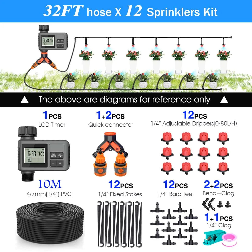 Sistema de Riego de Jardin LCD Set