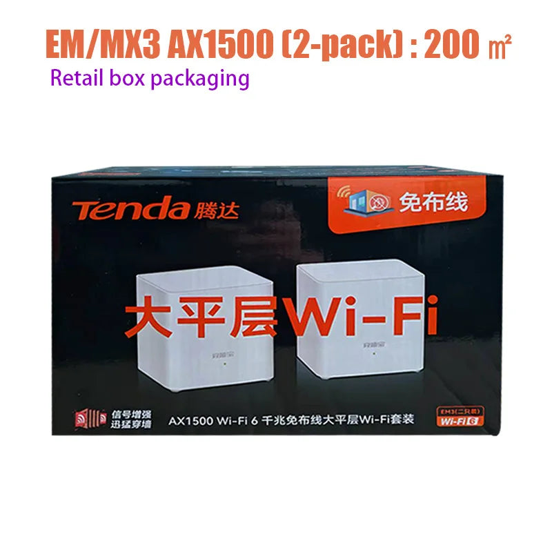 Sistema Tenda AX1500 WiFi 6 Mesh EM3