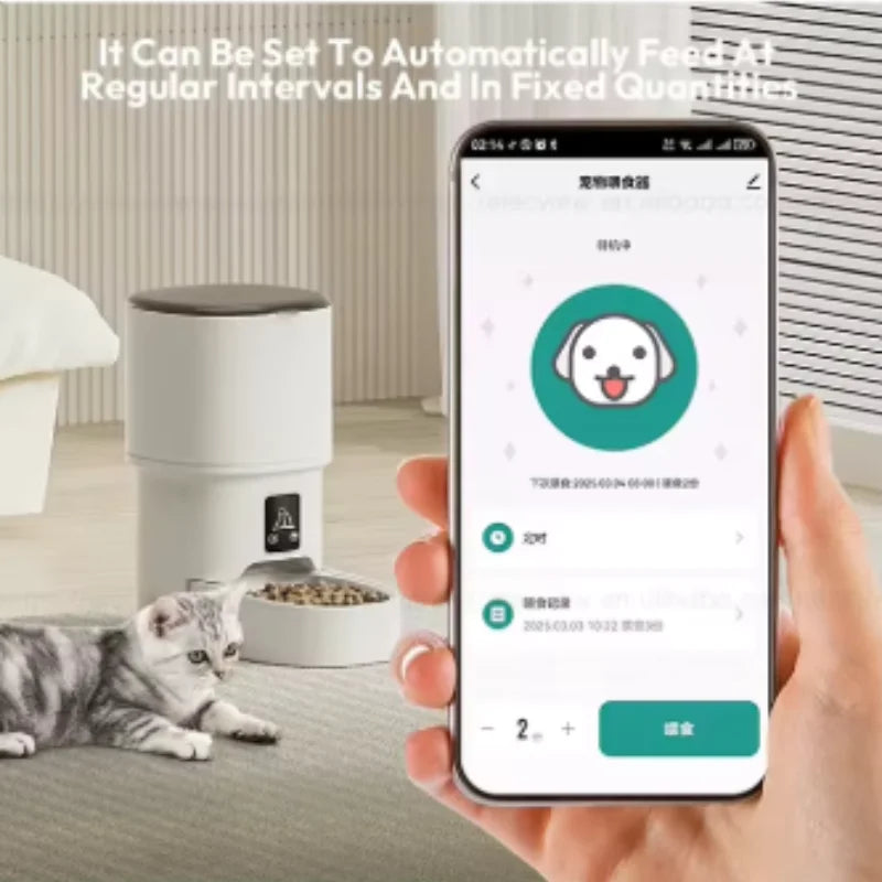 Automatic Pet Feeder Smart Intelligent Cat And Dog Food Dispenser