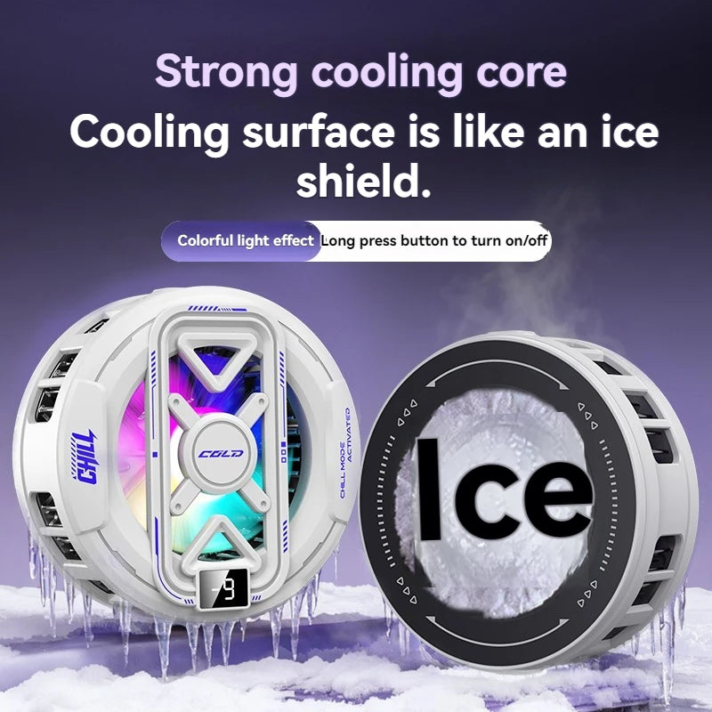 Magnetic Cooler With Temperature Display Radiator