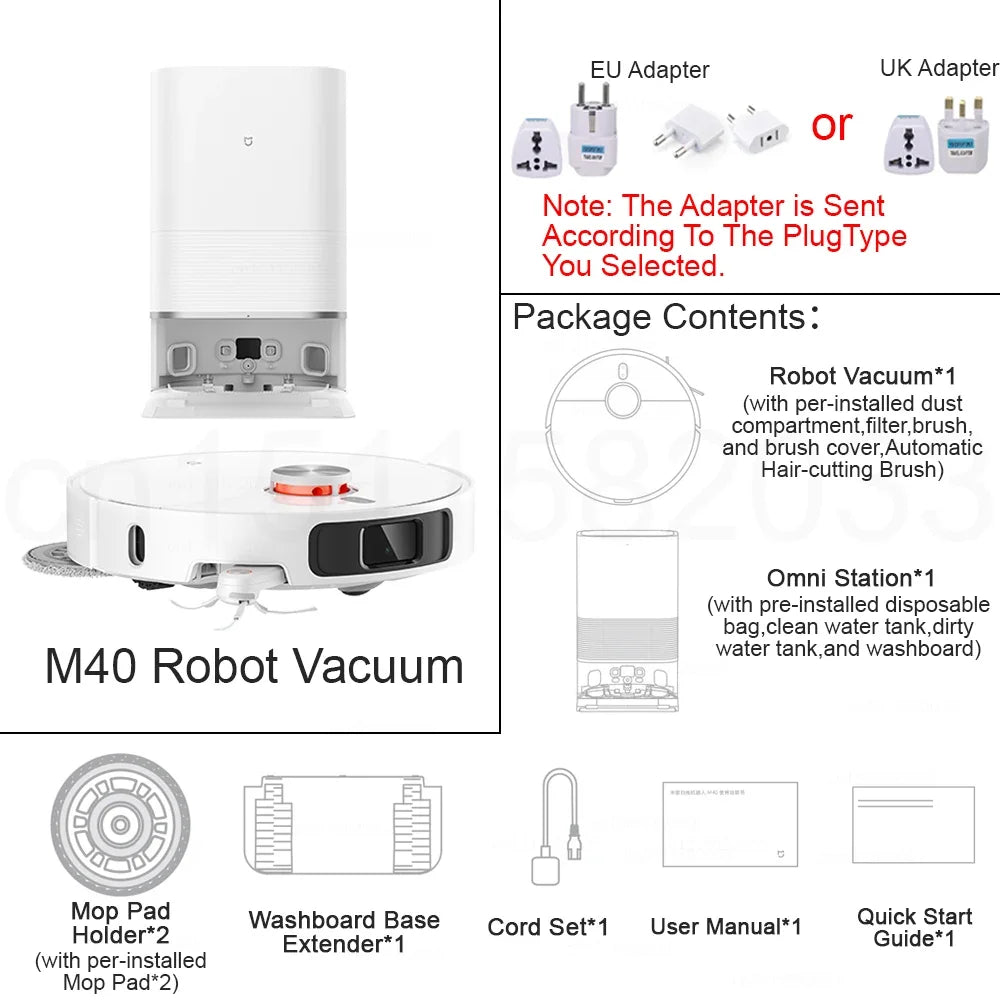 MIJIA M40 Robot Vacuum Cleaner