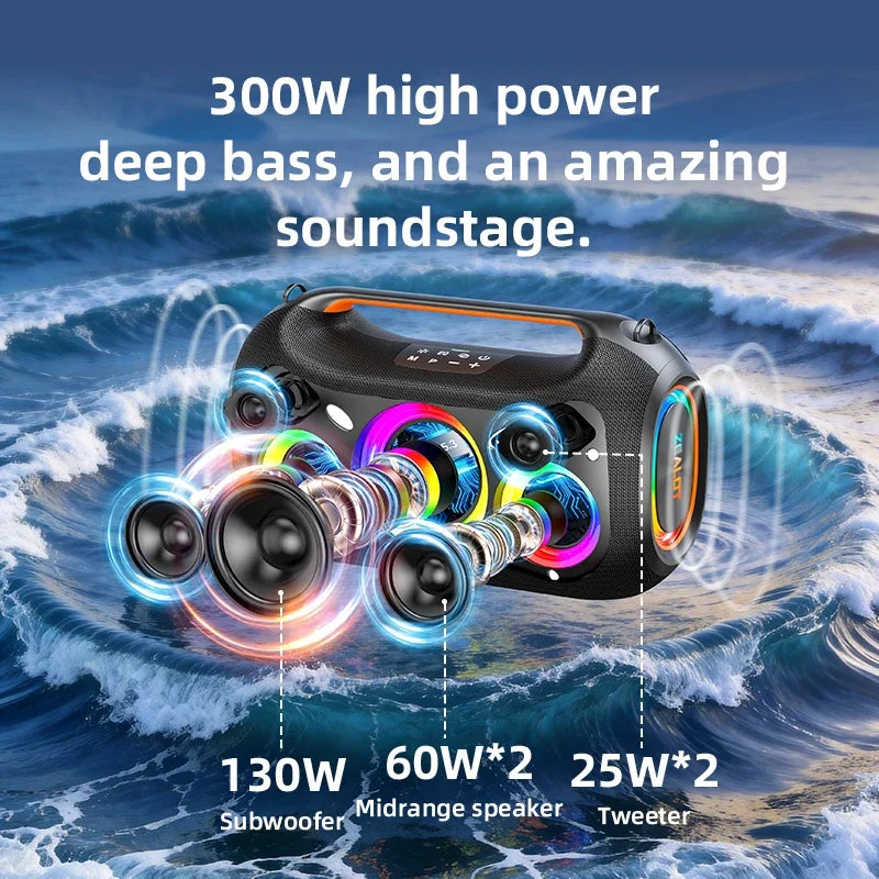 Bocina MX-ZEALOT-ZE51 Big Power Portatil Bluetooth