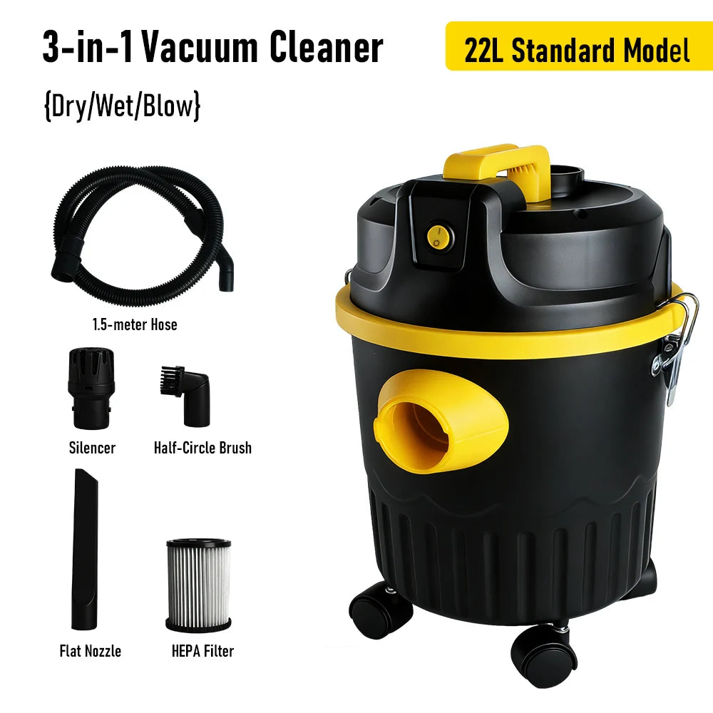 Aspiradora Industrial 3 en 1 22L