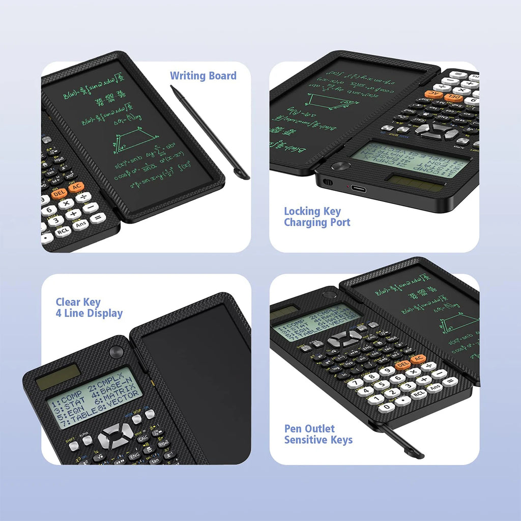 Calculadoras científicas recargables 991ES EX